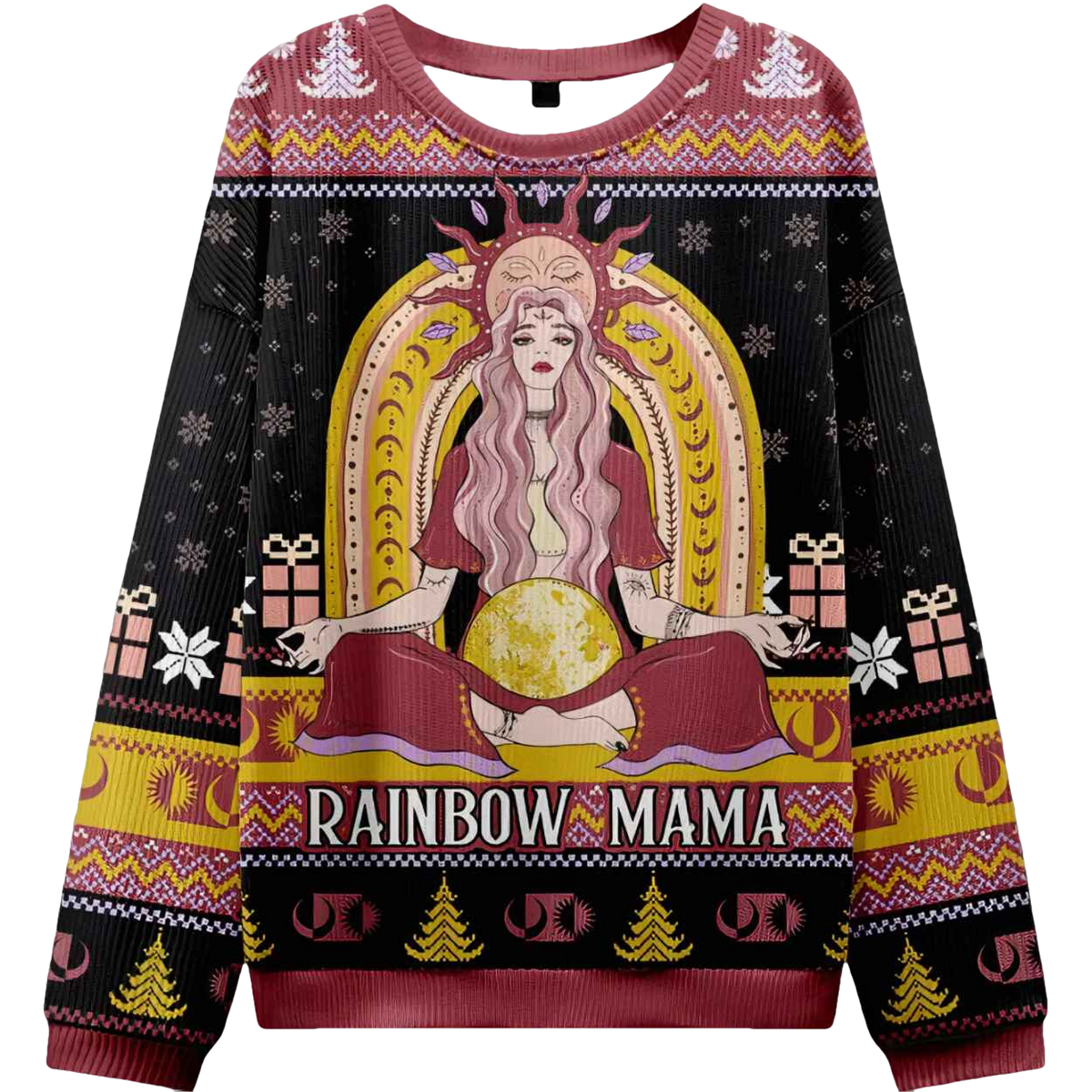 Rainbow Mama Ugly Christmas Sweater - Moonbestprint