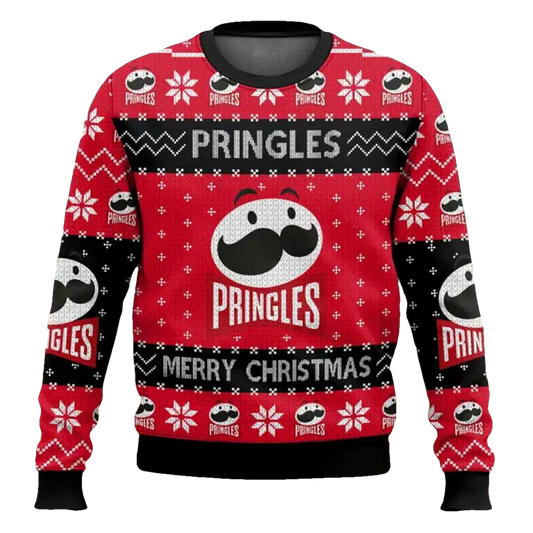Pringles Snack Brand Ugly Christmas Sweater - Moonbestprint