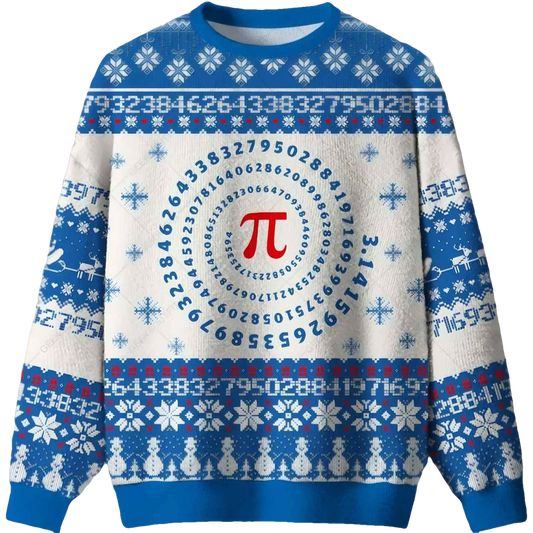 PI Math Ugly Christmas Sweater - Moonbestprint