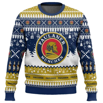 Paulaner German Beer Ugly Christmas Sweater - Moonbestprint