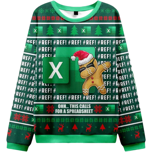 Ohh This Calls For A Spreadsheet Christmas Ugly Sweater - Moonbestprint