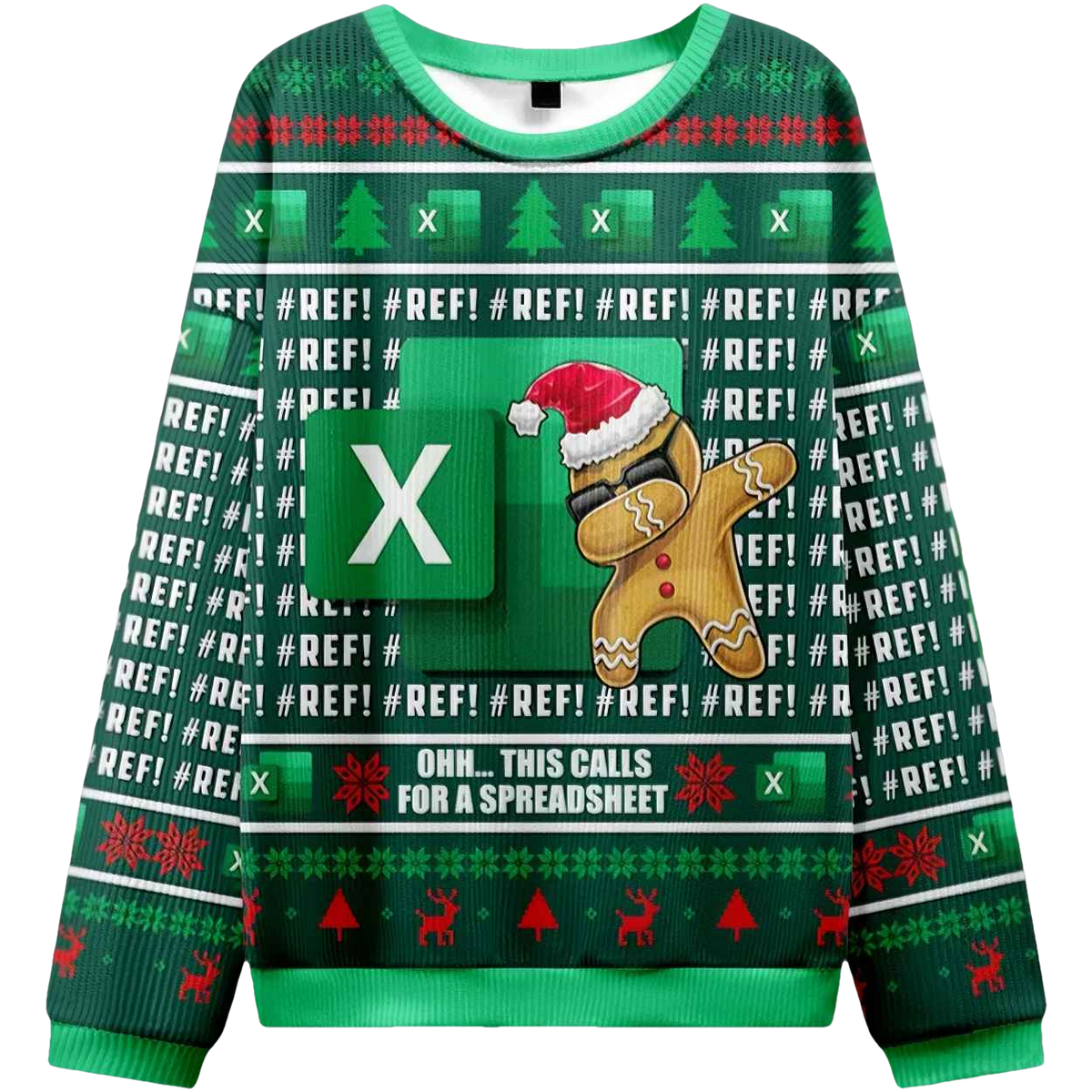Ohh This Calls For A Spreadsheet Christmas Ugly Sweater - Moonbestprint