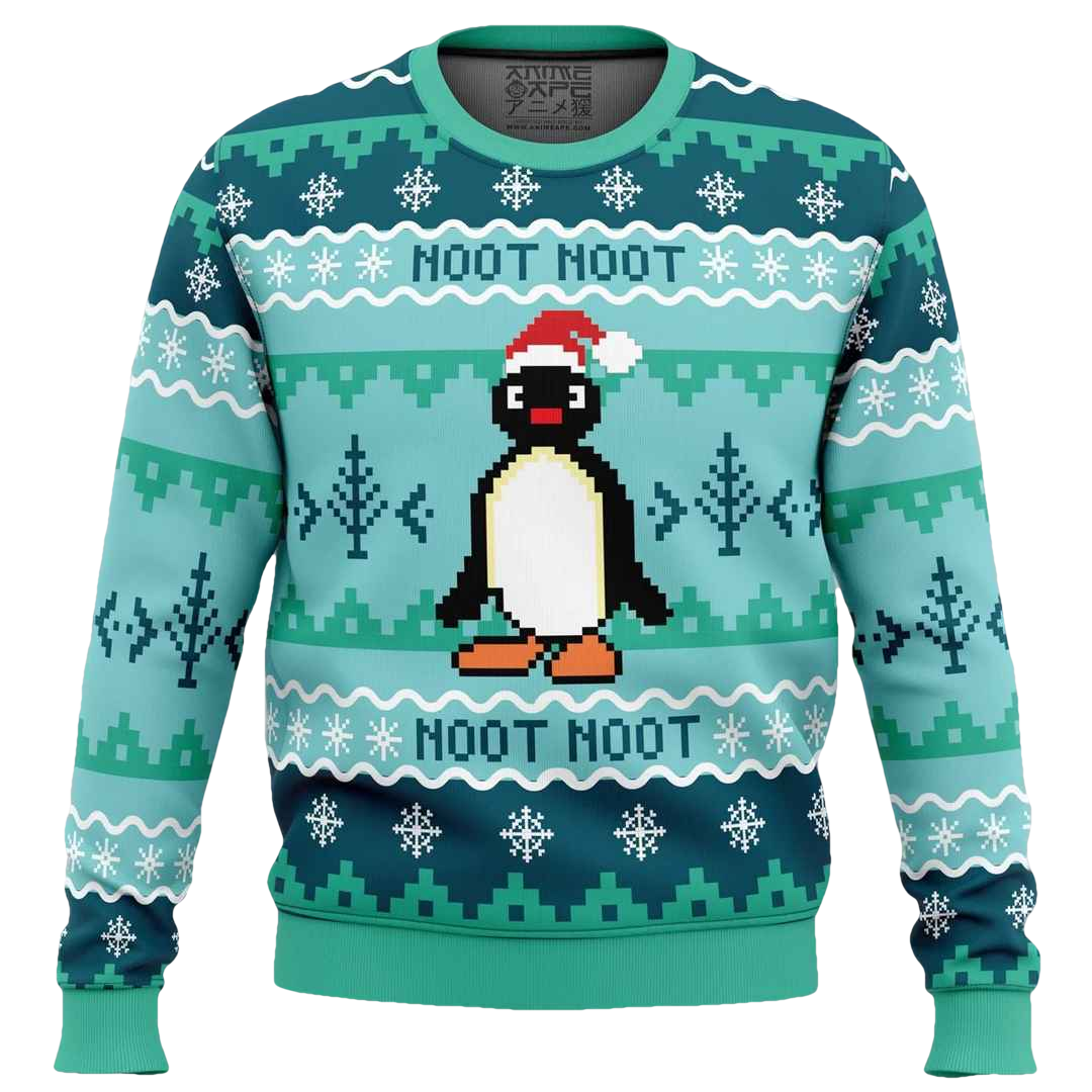 NOOT NOOT Pingu Ugly Christmas Sweater - Moonbestprint