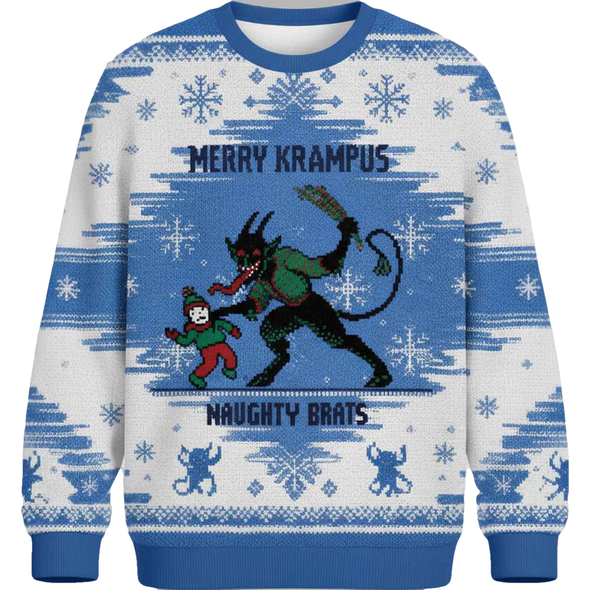 Naughty Brats Christmas Ugly Sweater - Moonbestprint