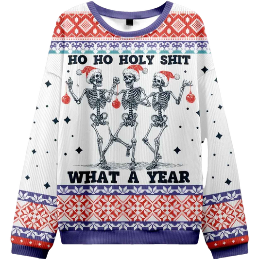Merry Bone-Mas Christmas Ugly Sweater - Moonbestprint