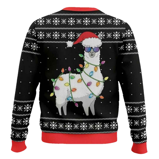 Merry Alpaca Christmas Ugly Sweater - Moonbestprint