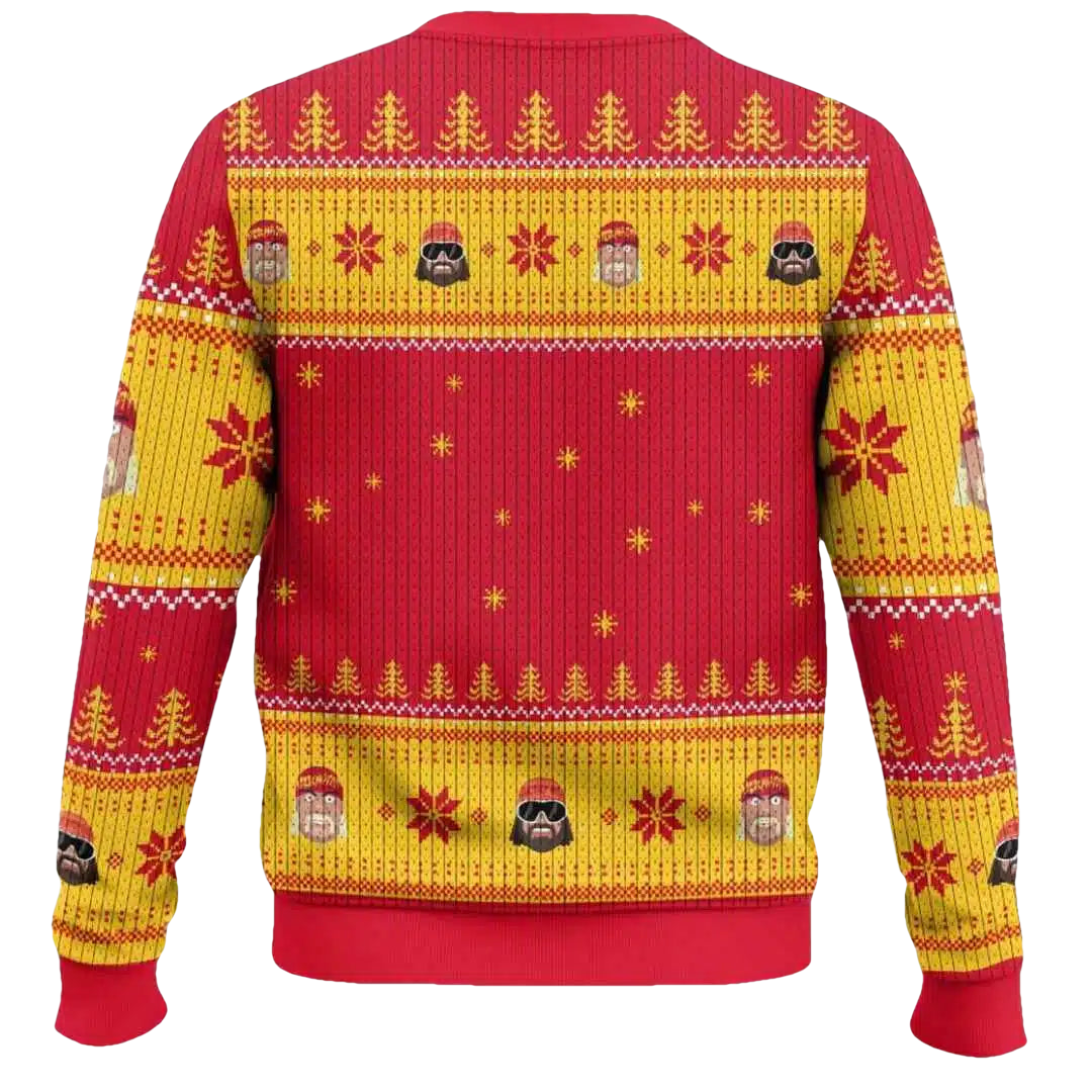 Mega Powers Macho Man and Hulk Hogan Ugly Christmas Sweater - Moonbestprint