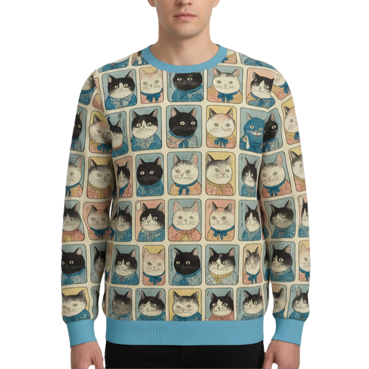 Many Cats Are Watching You Christmas Ugly Sweater - Moonbestprint