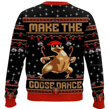 Make The Goose Dance Ugly Christmas Sweater - Moonbestprint
