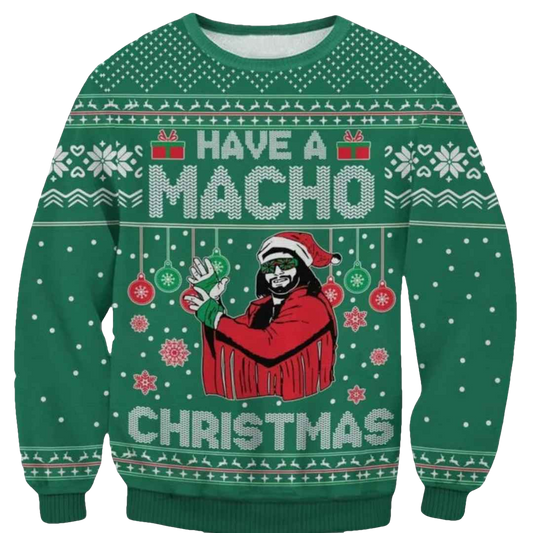 Macho Man Randy Savage Ugly Christmas Sweater - Moonbestprint