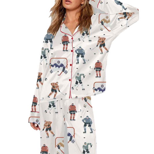 Hockey Player Pajama Set - Moonbestprint