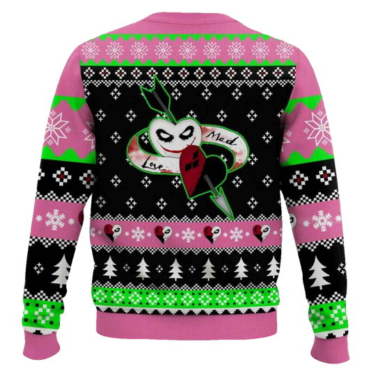 He Said He Would Die For Me Harley Quinn Ugly Christmas Sweater - Moonbestprint