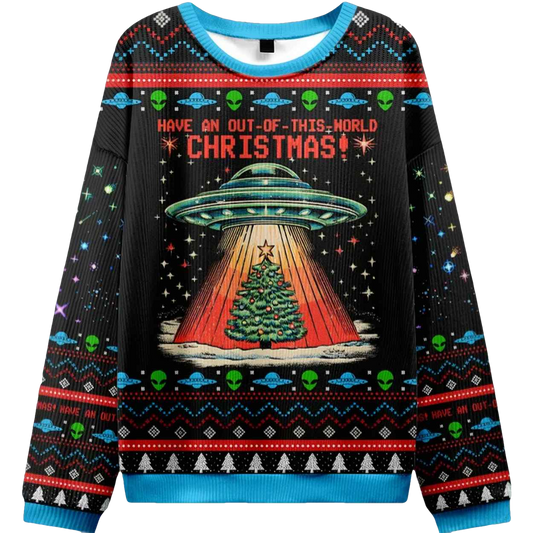 Have An Out-of-This-World Christmas Christmas Ugly Sweater - Moonbestprint