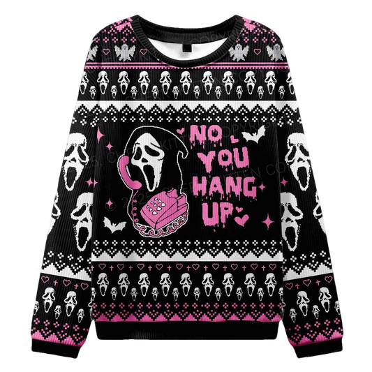 Halloween No You Hang Up Ugly Christmas Sweater - Moonbestprint
