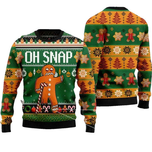 Gingerbread Ugly Christmas Sweater - Moonbestprint