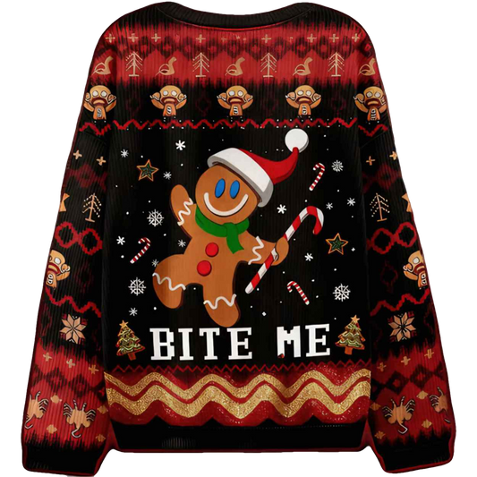 Gingerbread Christmas Ugly Christmas Sweater - Moonbestprint