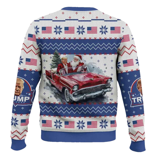 Get In Loser We Are Taking America Back Ugly Christmas Sweater - Moonbestprint