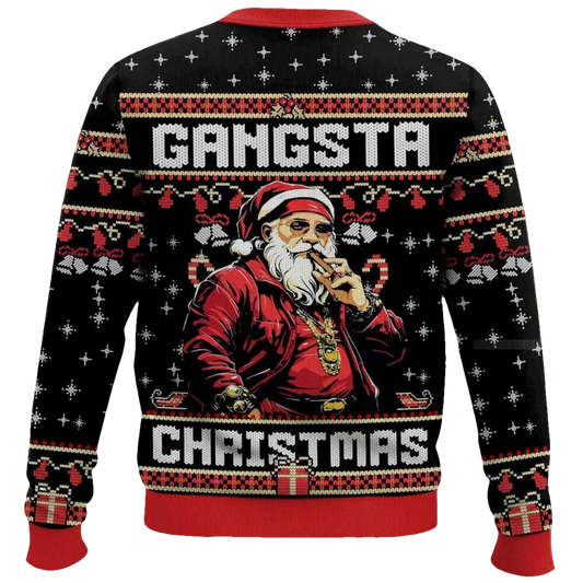 Gangsta Christmas Ugly Christmas Sweater - Moonbestprint