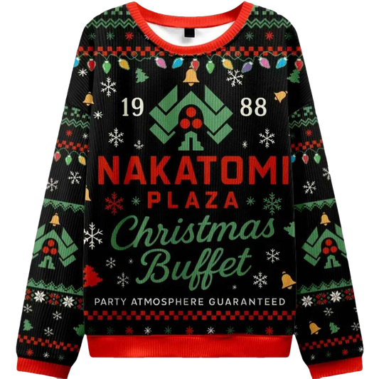 Funny Buffet Christmas Ugly Sweater - Moonbestprint