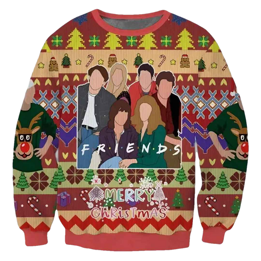 Friends Movie Ugly Christmas Sweater - Moonbestprint