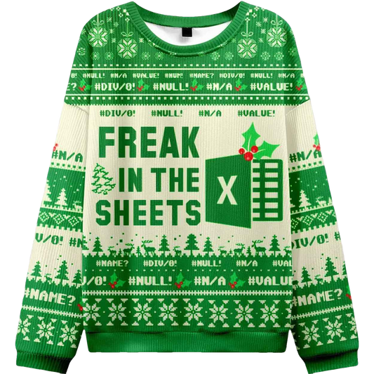 Freak in the Sheets Ugly Christmas Sweater - Moonbestprint