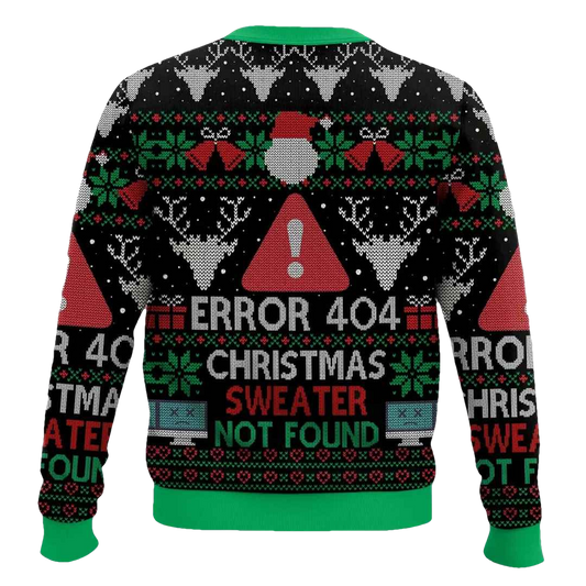 Error 404 Christmas Sweater Not Found Ugly Christmas Sweater - Moonbestprint