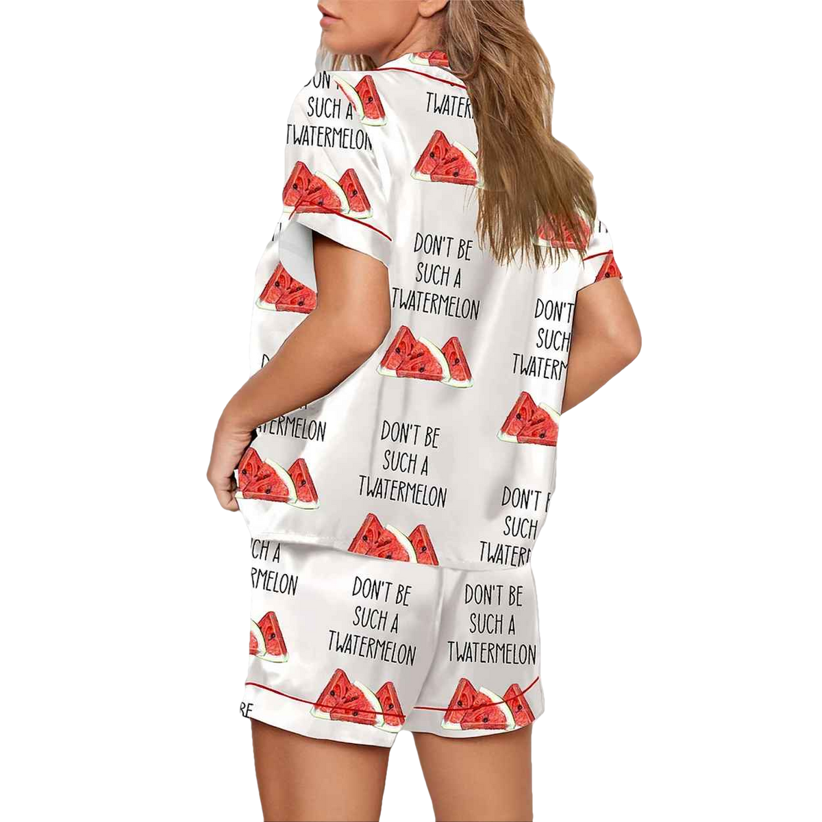 Don't Be A Twatermelon Pajama Set - Moonbestprint