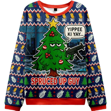Christmas Tree Funny Christmas Ugly Sweater - Moonbestprint
