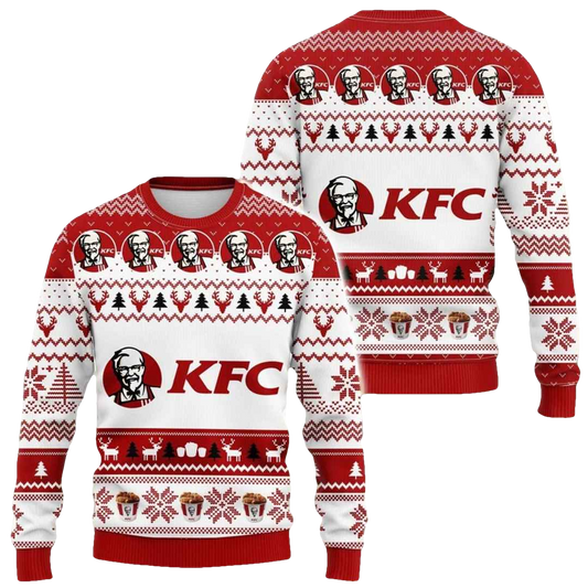 Christmas KFC Ugly Christmas Sweater - Moonbestprint