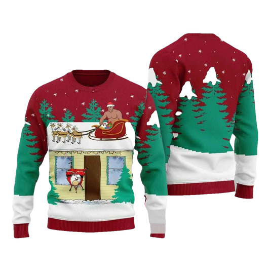 Christmas Barry Wood Ugly Christmas Sweater - Moonbestprint