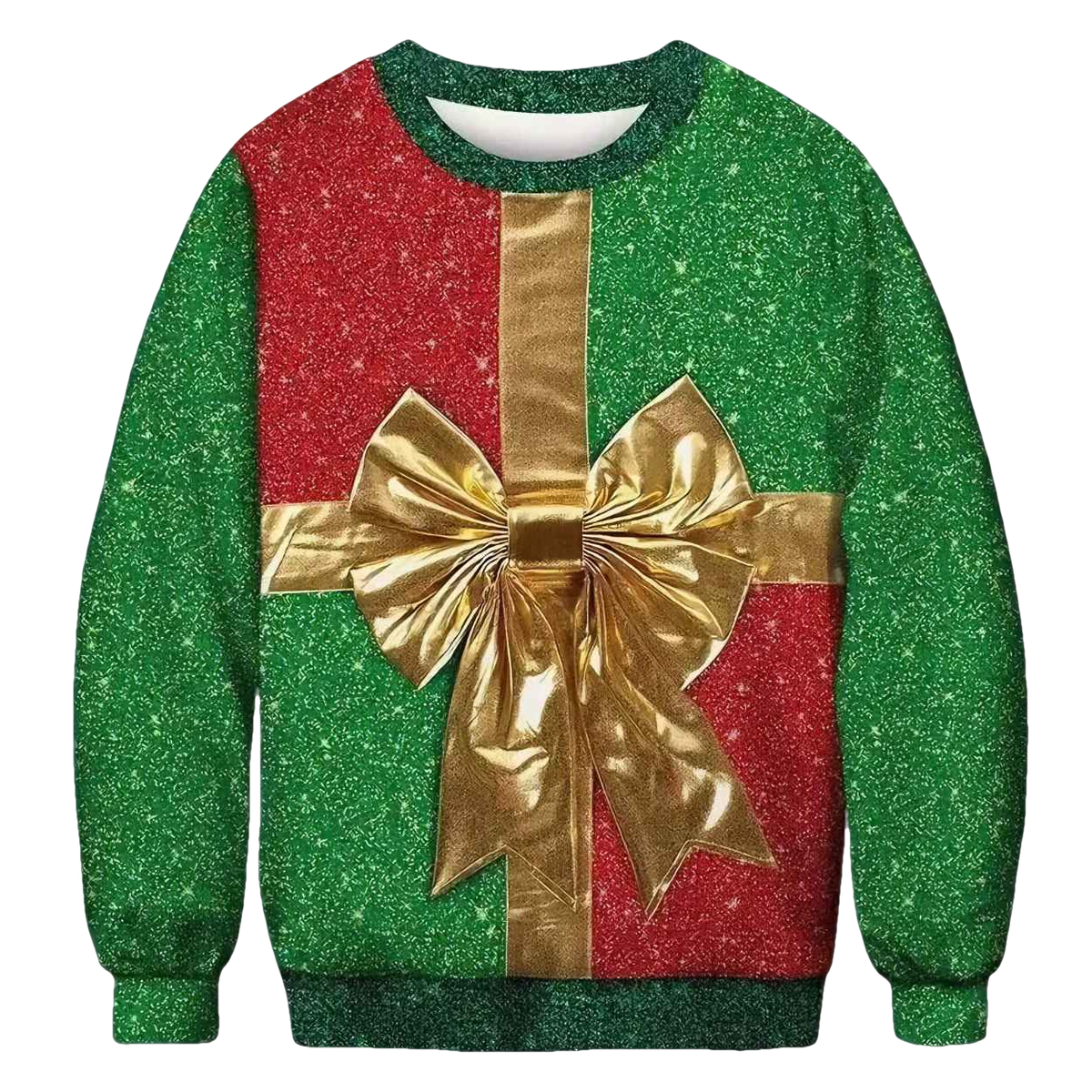 Bow Ugly Christmas Sweater - Moonbestprint