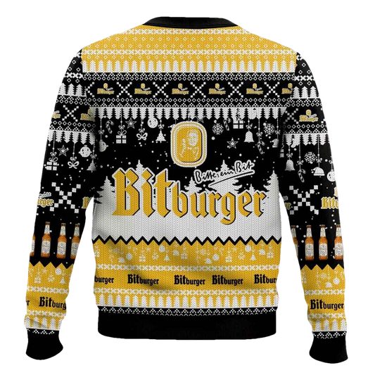 Bitburger German Beer Ugly Christmas Sweater - Moonbestprint