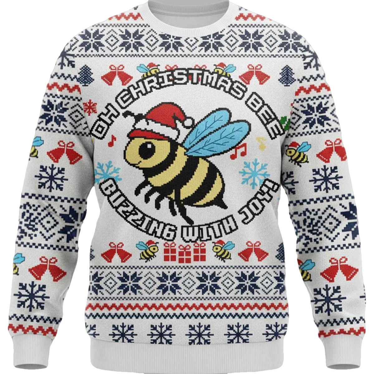Bee Christmas Ugly Sweater - Moonbestprint