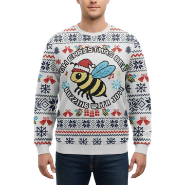 Bee Christmas Ugly Sweater - Moonbestprint