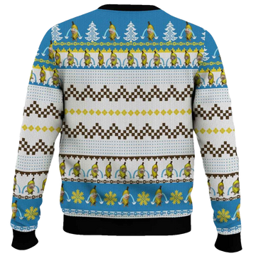 Banana Cat Crying Christmas Ugly Christmas Sweater - Moonbestprint