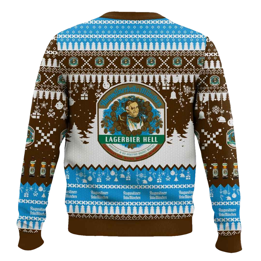 Augustiner Brau German Beer Ugly Christmas Sweater - Moonbestprint