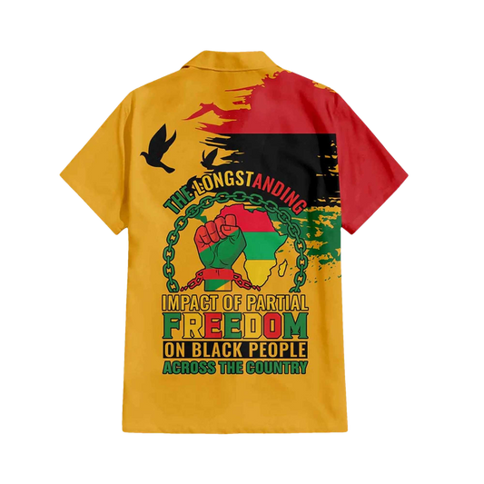 Juneteenth African American Hawaiian Shirt- Moonbestprint