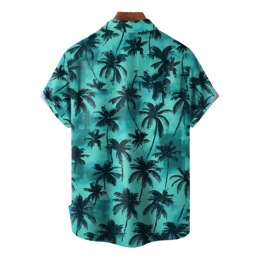 Palm Tree Hawaiian Shirt- Moonbestprint