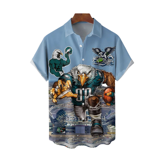 Seahawks American Football Holiday Hawaiian Shirt- Moonbestprint