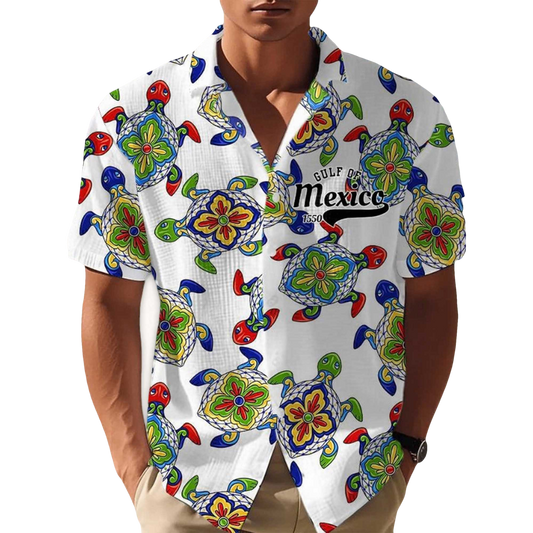 Gulf Of Mexico Est 1550 Hawaiian Shirt- Moonbestprint