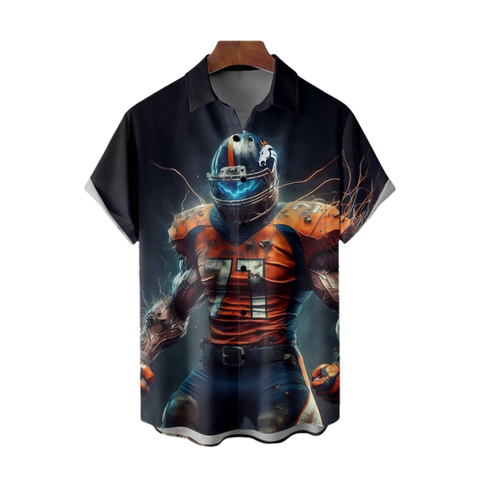 Football Denver American Holiday Hawaiian Shirt- Moonbestprint