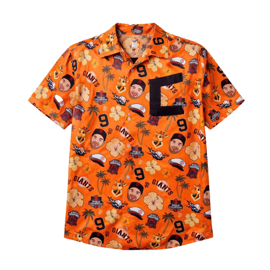 2026 Giveaway Giants Brandon Belt Aloha Hawaiian Shirt- Moonbestprint