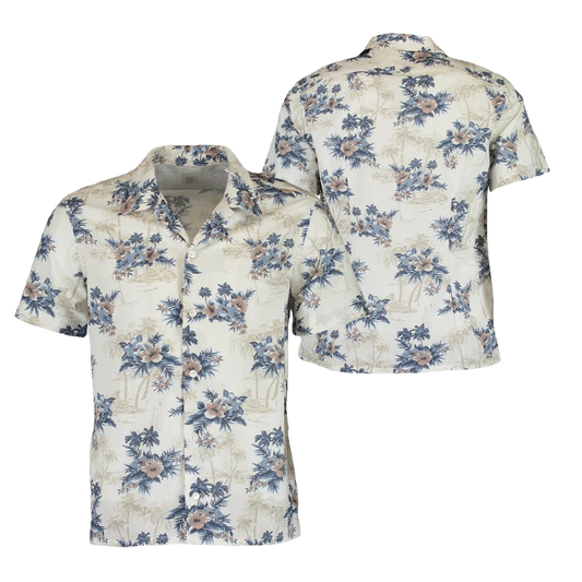 Rick Hatchett The White Lotus Eleventy Floral Bowling Shirt Moonbestprint