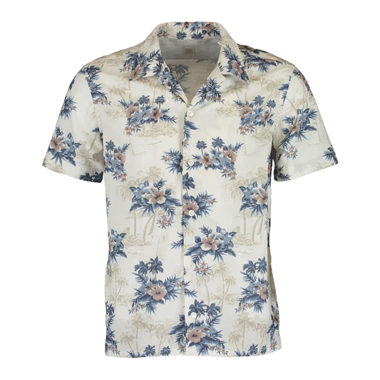 Rick Hatchett The White Lotus Eleventy Floral Bowling Shirt Moonbestprint
