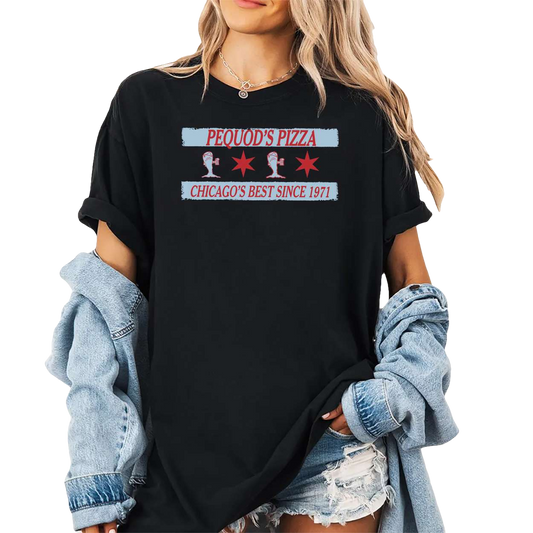 Pequod's Pizza Chicago's Best Since 1971 Shirt Moonbestprint