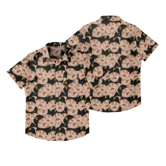 Paul Skenes Face Hawaiian Shirt Moonbestprint