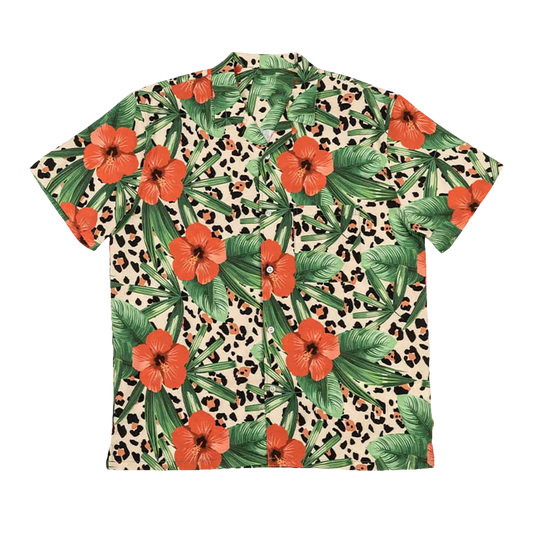 Max Collier Temptation Island Floral Hibiscus Shirt Moonbestprint