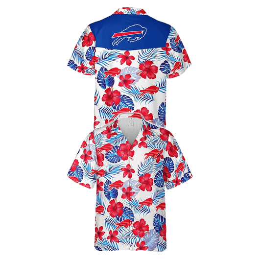 Mack Hollins Bills Hawaiian Shirt Moonbestprint