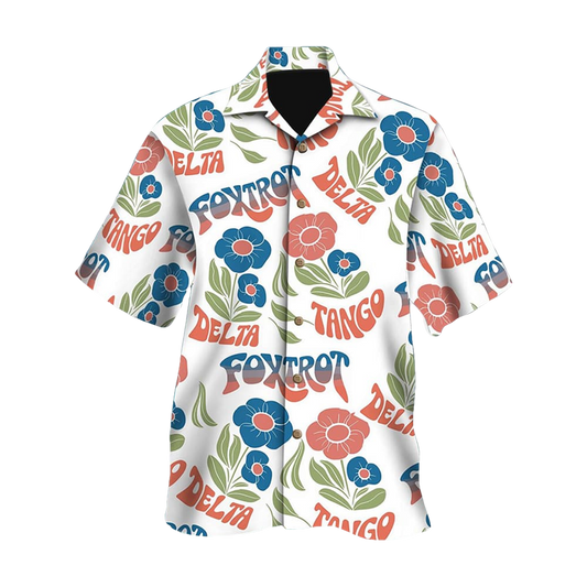 Foxtrot Delta Tango Hawaiian Shirt Moonbestprint