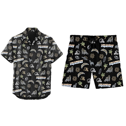 2025 Cameron Dicker Chargers Hawaiian Shirt Moonbestprint